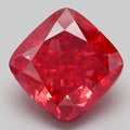 9.08 ct Fancy Vivid Red Square Cushion Modified Brilliant VVS 2