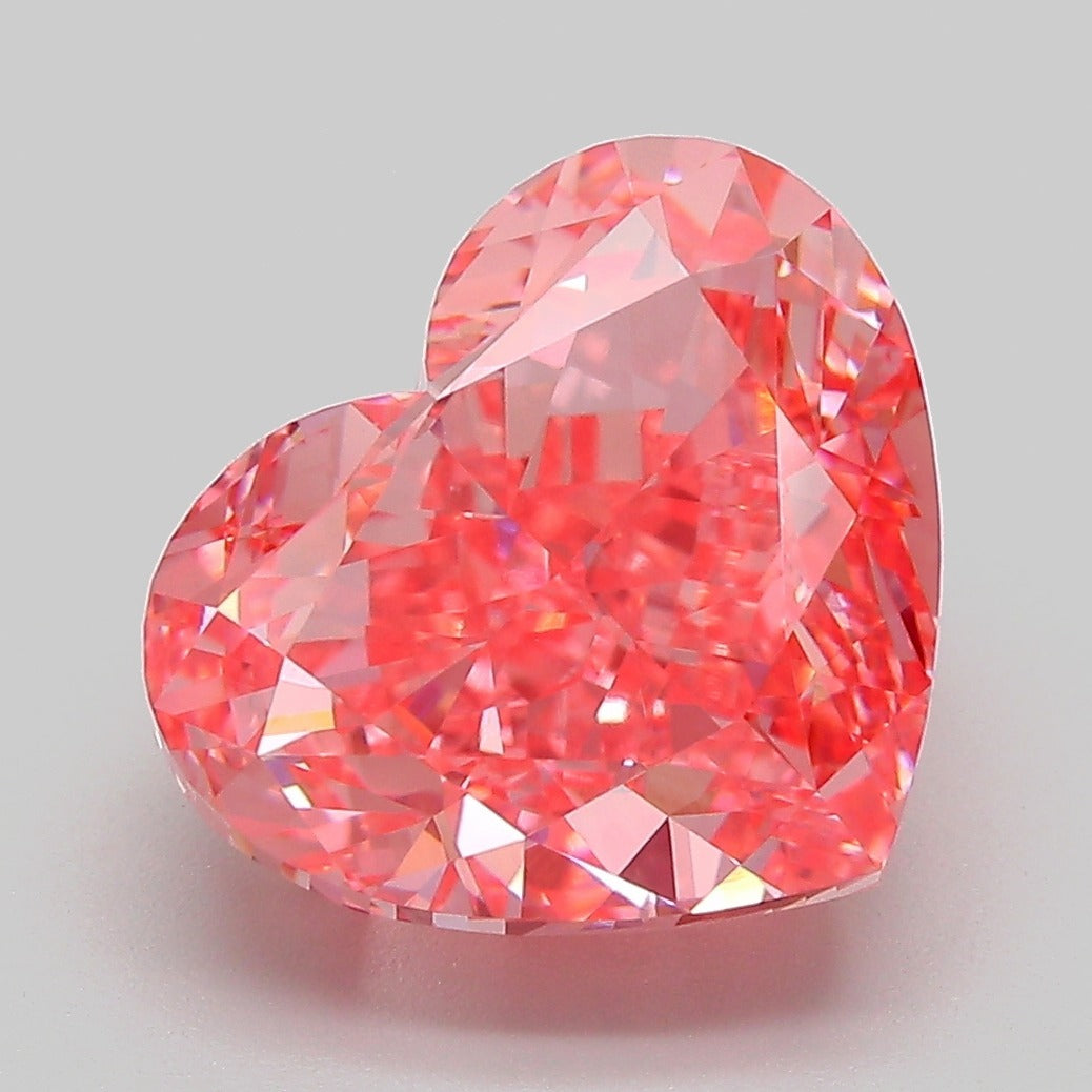 6.5 ct Fancy Vivid Pink Heart Modified Brilliant VS 1