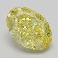 9.66 ct Fancy Intense Yellow Oval Modified Brilliant VVS 2