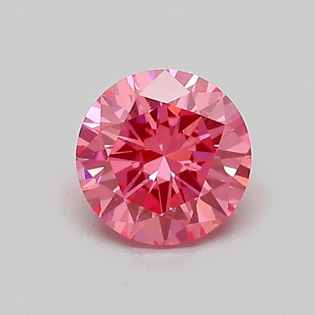0.5 ct Fancy Vivid Pink Round Brilliant VS1